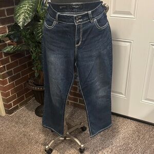 Nine West Dark Wash Cropped Jeans